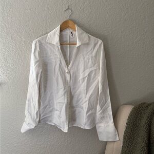 Elegant White Women's Blouse